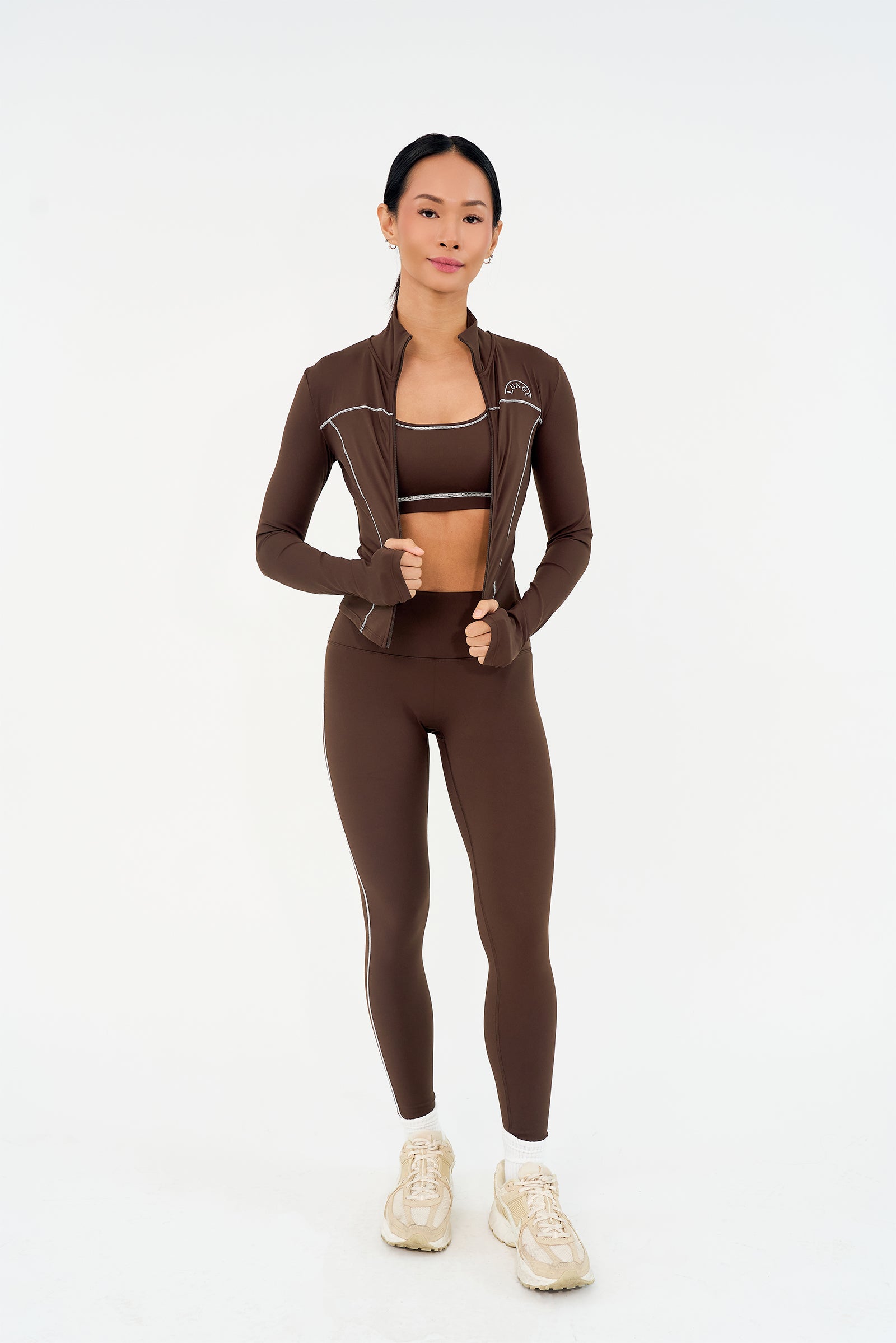 CoreSculpt Zip Jacket - Espresso